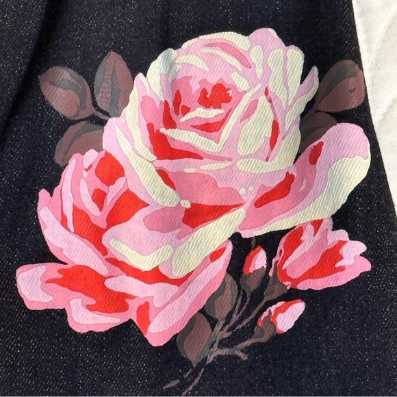 Kate spade broome street rose denim shirtdress size 10 NWOT - Picture 6 of 12